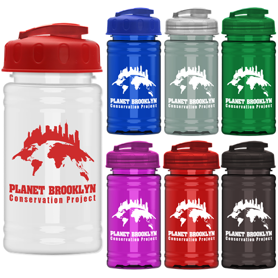 RP16U - UpCycle - Mini 16 oz. rPet Sports Bottle with USA Flip Lid